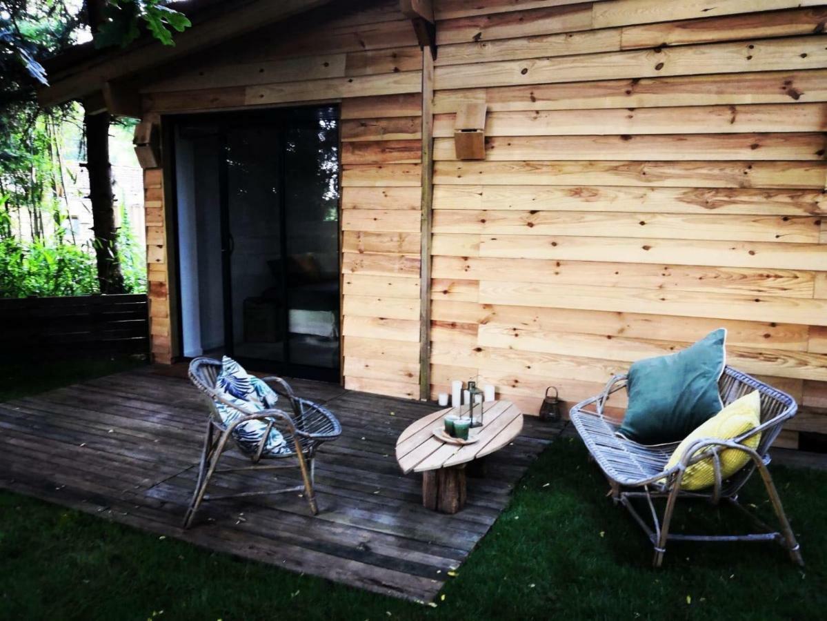 Coco Barn Wood Lodge Angresse Экстерьер фото