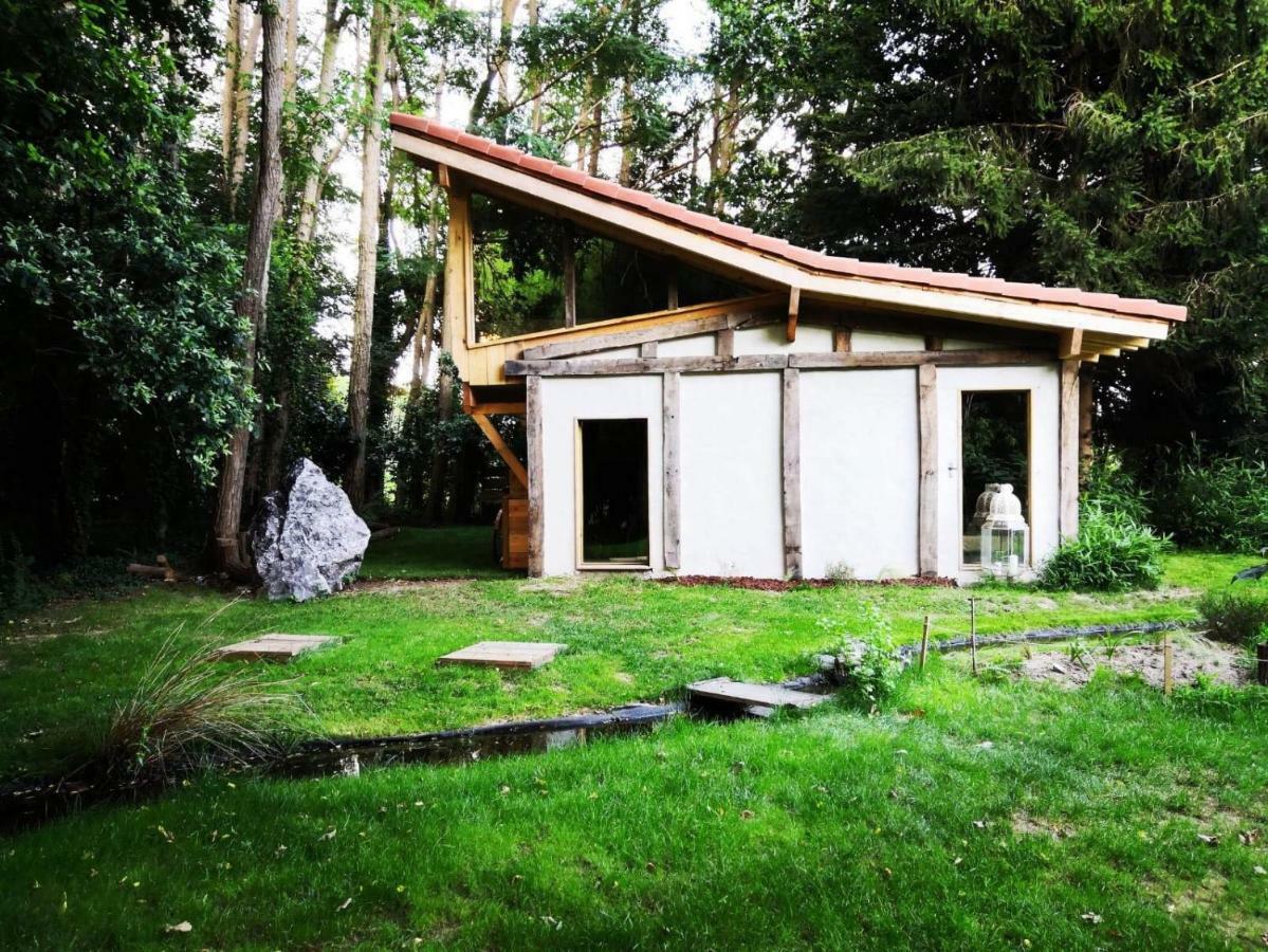 Coco Barn Wood Lodge Angresse Экстерьер фото