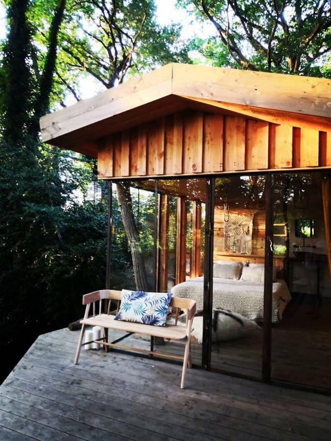 Coco Barn Wood Lodge Angresse Экстерьер фото